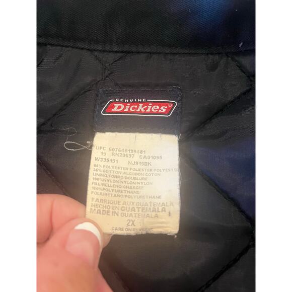 Dickies Canvas Barn Coat Men 2X Black Cowboy Western Workwear Utility Jacket - Picture 2 of 10